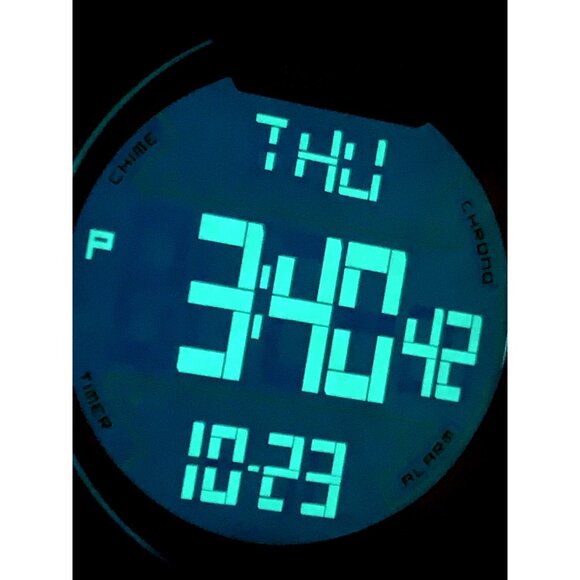 Invicta Men's Watch 47528 Racing Quartz Digital Black Red Resin Strap 52mm - Picture 7 of 14